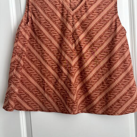 Gudrun Sjöden Lightweight Sleeveless Organic Cotton Tank Blouse Top M Boho Artsy - Picture 3 of 10